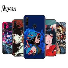 Dark Anime Girl for Huawei Honor 30 20 10 9S 9A 9C 9X 8X MAX 10 9 Lite 8A 7C 7A Pro Silicone Soft Black Phone Case 2024 - buy cheap