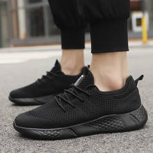 Damyuan-Zapatillas deportivas transpirables para hombre, zapatos masculinos de deporte, calzado informal para correr al aire libre, color negro 2024 - compra barato