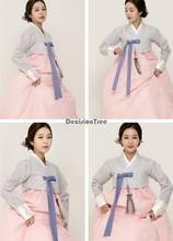 Hanbok folk-traje tradicional para mujer, vestido coreano elegante, traje de palacio de princesa, ropa de actuación para fiesta de boda de Corea, 2021 2024 - compra barato