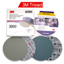 3M Trizact 02085 Pyramid Back Velvet Disc Sandpaper 30662 Precision Grinding Paint Surface Polishing 3000-5000 Grit 6 Inch 152mm 2024 - buy cheap