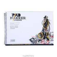34 Sheet A3/A4/A5 Professional Marker Paper Spiral Sketch Notepad Book Painting Drawing Supplies N04 20 Dropship 2024 - buy cheap
