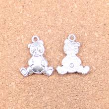 12pcs Charms panda bear 23x18mm Antique Pendants,Vintage Tibetan Silver Jewelry,DIY for bracelet necklace 2024 - buy cheap
