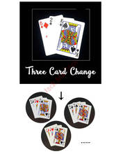 Three Card Change  - Card Magic, Magic Trick 2024 - buy cheap