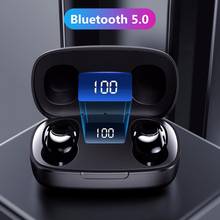 T & G-auriculares inalámbricos S9 con Bluetooth 5,0, dispositivo de audio estéreo con reducción de ruido, sensible al agua, con estuche de carga 2024 - compra barato