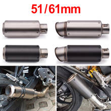 51mm 61mm Motorcycle pipe exhaust with DB killer Exhaust Pipe Muffler For Yamaha YZ450FX WR450F WR250R WR250X WR450 wr 450 f 2024 - buy cheap