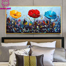 Diamond Painting Rhinestone abstract color flower 5D DIY Diamond Embroidery sale landscape,Cross Stitch,diamond Mosaic decor 2024 - buy cheap