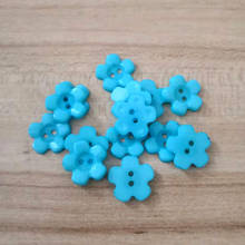 50PCs Resin Sewing Buttons Scrapbooking Flower 15mm Costura Botones Decorate bottoni botoes 2024 - buy cheap