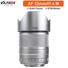 Viltrox-lente de enfoque automático AF 33mm f1.4 STM, APS-C principal para cámara Canon EOS m-mount, Canon EOS M M5 M6 Mark II M200 M50 2024 - compra barato