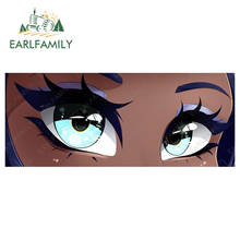 EARLFAMILY-pegatina de dibujos animados para coche, calcomanía de Anime Nessa Eyes Slap, vinilo, estilo de coche, JDM, clásico, Peek Girl, 15cm x 6,4 cm 2024 - compra barato