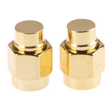 2 uds. 2W 6GHz 50 ohm SMA macho RF terminación Coaxial carga ficticia conectores de tapa chapados en oro Accesorios 2024 - compra barato