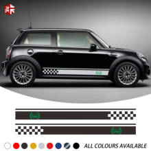 2 Pcs 60th Anniversary Decal Car Door Side Stripes Sticker For MINI Cooper R56 2006-2013 3-door JCW One Accessories 2024 - buy cheap