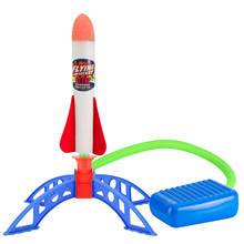 Lançador de foguetes 2021, brinquedo para crianças, 6 foguetes e brinquedos, lançador de foguetes ao ar livre, melhor ferramenta de exercício diário para crianças 2024 - compre barato