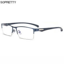 Marco de gafas de negocios para hombre, aleación de titanio TR90 +, gafas ópticas graduadas cuadradas para miopía, hipermetropía, F071 2024 - compra barato