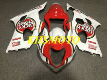 Kit de carenagem para gsxr1000, 03, 04, gsxr 1000, gsxr 1000, k3 2003, 2004, carenagens em branco vermelho e sb07 2024 - compre barato