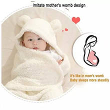 Baby Sleeping Bag Ultra-Soft Fluffy Fleece Newborn Newborn Baby Winter Swaddle Blanket Clothes Sleeping Nursery Wrap Swaddle 2024 - buy cheap