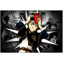 Black Clover Poster Cloth Silk Poster Home Decoration Art Fabric Poster Print 20x30cm,27x40cm.30x45cm 2024 - buy cheap