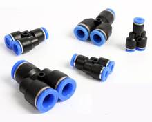 PY 3 Way Port Y Shape Air Pneumatic 4mm-16mm OD Hose Tube Push in Gas Plastic Pipe Fitting Connectors 2024 - buy cheap