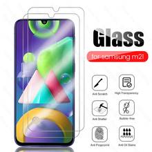 2-1Pcs original transparent protective glass for samsung galaxy m21 2020 sm-m215f/ds 6.4'' screenprotector film samsang m 21 21m 2024 - buy cheap