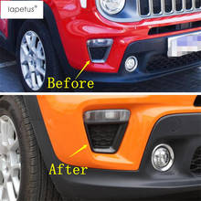 Lapetus Accessories Fit For Jeep Renegade 2019 2020 ABS Front Signal Turn Lamp Turning Lights Molding Cover Kit Trim 2 Pcs / Set 2024 - buy cheap