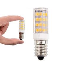 Mini E14 LED Lamps 5050 SMD 5W 7W Crystal Chandelier 220V Spotlight Corn Bulbs Pendant Fridge Refrigerator Light Newest 2024 - buy cheap