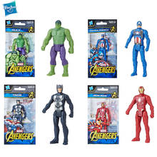 Hasbro-figuras de superhéroes de Marvel, figuras de los Vengadores de 3,75 pulgadas, Thor, Capitán América, Iron Man, Hulk, regalos de cumpleaños para niños, 4 Uds. 2024 - compra barato