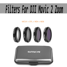 Filtro de lente de cristal óptico para Dron, accesorios polarizados para cámara MAVIC 2 Zoom ND 4 8 16 32/UV/CPL, DJI Mavic 2 Zoom 2024 - compra barato