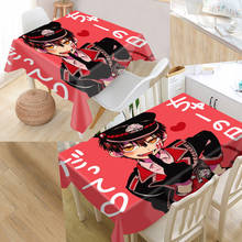 Anime Jibaku Shounen Hanako Kun Tablecloth 3D Oxford Fabric Square/Rectangular New Year Table Cover For Home Gift Decor TV Cover 2024 - buy cheap
