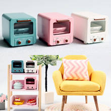 1/12 Scale Doll House Microwave Oven, Miniature Kitchen Baking Tools, for 1/8 1/6 Mini Dining Room Small Decoration Accessories 2024 - buy cheap