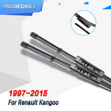 INCREDIBLE Wiper Blades for Renault Kangoo I / II Fit Hook / Bayonet Arms Model Year from 1997 to 2015 2024 - buy cheap