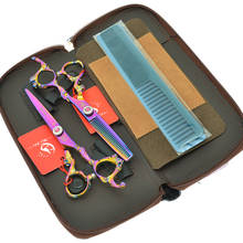 Meisha 6.0 "boa qualidade barbeiro tesoura tesouras de corte cabelo para salão cabeleireiro desbaste do cabelo scissor corte de lâminas a0096a 2024 - compre barato