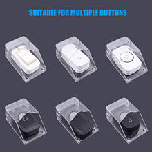 Clear Doorbell Cover Outdoor Transparent Waterproof Wireless DoorBell Cover Wall Mount Transmitter Chime Supplies JA55 2024 - buy cheap