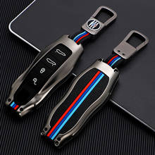 Zinc Alloy Car Key Case  Cover for Porsche 911 711 Macan Cayenne  Boxster 981 Spyder 918 Carrera  991 Panamera 970  Key Chain 2024 - buy cheap