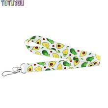 PC2059 Summer Avocado Creative Lanyard Badge ID Lanyards Mobile Phone Rope Key Lanyard Neck Straps Accessories 2024 - buy cheap