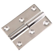 316 Stainless Steel Marine/Boat/Yacht Deck Door Hinge 6 Holes 2024 - buy cheap