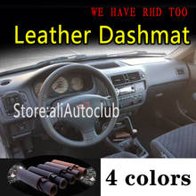 For honda civic ej ek3 em g6 1995-2001 Leather Dashmat Dashboard Cover Dash Mat Sunshade Carpet Car Styling auto accessories 2024 - buy cheap