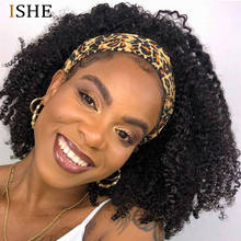 Peruca afro feminina, peruca de cabelo humano encaracolado, 250 de densidade, sem cola, brasileira, para mulheres negras 2024 - compre barato