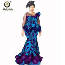 Vestido longo africano maxi para mulheres, vestido de jantar, vestido de festa, estampa afriorgulho s1925076, ankara 2024 - compre barato