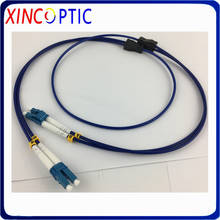Cable de conexión blindado de 2 núcleos, 5M, 2 núcleos, 5M, SM G652D/G657A, chaqueta de PVC ST SC LC FC 2, Cable de puente de fibra óptica 2024 - compra barato