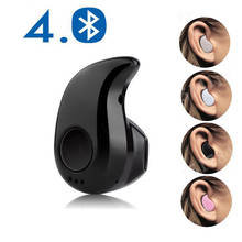 Мини беспроводные Bluetooth наушники в ухо Беспроводные спортивные наушники с микрофоном гарнитура наушники-пуговки для всех телефонов для Samsung Huawei Xiaomi Android 2024 - купить недорого