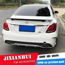 For W205 Spoiler 2015-2018 GT Mercedes-Benz W205 C-class C180 C200 Spoiler ABS plastic Material Car Rear Wing Color Rear Spoiler 2024 - buy cheap