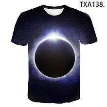 2020 Summer Galaxy T Shirt Men Women Children Universe Space T-shirt Cool Planet Tee 3d Print Tee Boy Girl Kids Streetwear Tops 2024 - buy cheap