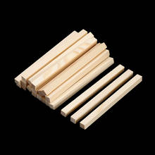 10 шт. 150 мм прочный деревянный дюбель сосновые квадратные деревянные стержни палочки Премиум для строительства модели деревообработки DIY ремесла 2024 - купить недорого