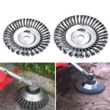 Grass Tray Plate for Lawnmower 8/6 inch Steel Wire Grass Trimmer Head Rounded Edge Weed Trimmer Head Grass Brush Removal 2024 - buy cheap