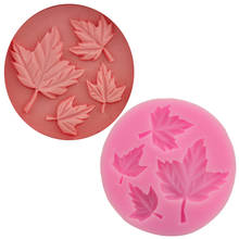Maple Leaf Silicone Cake Mould DIY Silicone Fondant Baking Tools Biscuit Mould Sugarcarft Gumpaste Mold 2024 - buy cheap