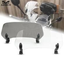 Tela de apoio de para-brisa de motocicleta, para honda vt750 vt400, shadow vt1100 vtx1800, 1300, steed, vlx400, 600, magna 2024 - compre barato