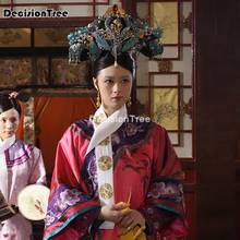 2022 chinese ancient women costume the legend of zhenhuan tv hanfu queen cosplay costume fairy qing dynasty princess clothing 2024 - buy cheap