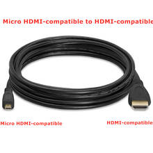 1m HDMI-compatible Cable Micro HDMI-compatible to HDMI-compatible Adapter 1080P Wire Cable TV AV Adapter HDMI-compatible Cable 2024 - buy cheap