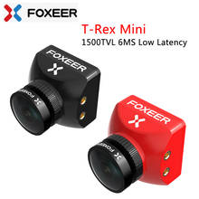 Foxeer T-Rex Mini 1500TVL 6ms Low Latency CMOS 2MP 4:3/16:9 PAL/NTSC Switchable Super WDR FPV Camera for FPV Racing Drones 2024 - buy cheap