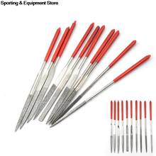 New 10Pcs/Set Titanium Diamond Coating Needle Flat File Set Metal Working Craft Tools Wholesale 2024 - buy cheap