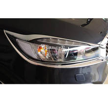 For Kia Sorento L 2015 2016 2017 Car Body Front Head Light Lamp Hood Molding Frame Stick ABS Chrome Cover Trim Panel Frame 2024 - buy cheap